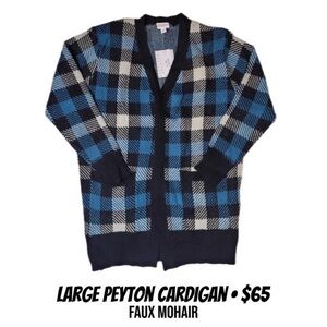 Lularoe Peyton Cardigan Faux Mohair M